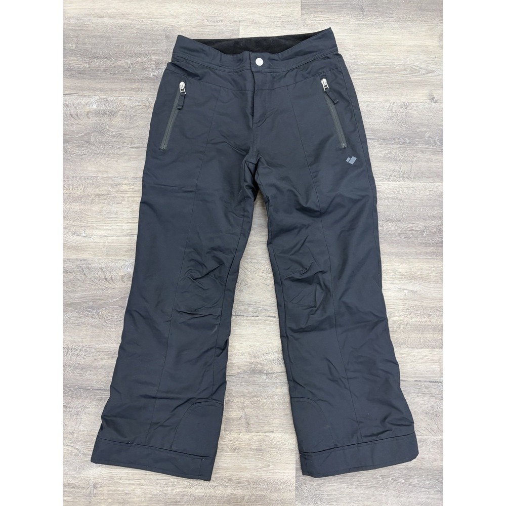 Obermeyer Ski Pants Teen L 14-16 Black Extended Wear System Insulated Snow Pants